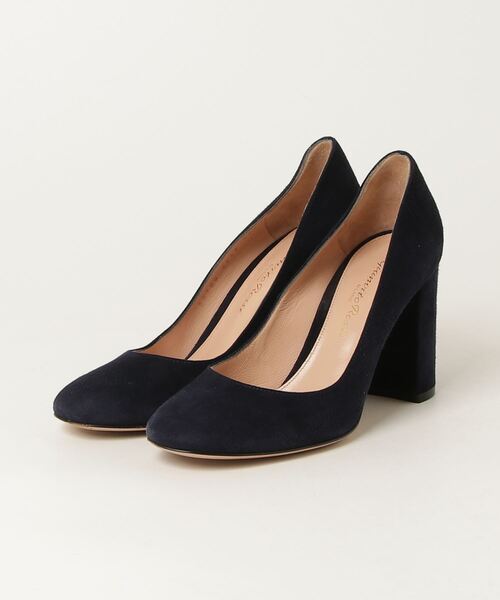 「Gianvito Rossi」 パンプス 35.5 ネイビー レディース拍卖