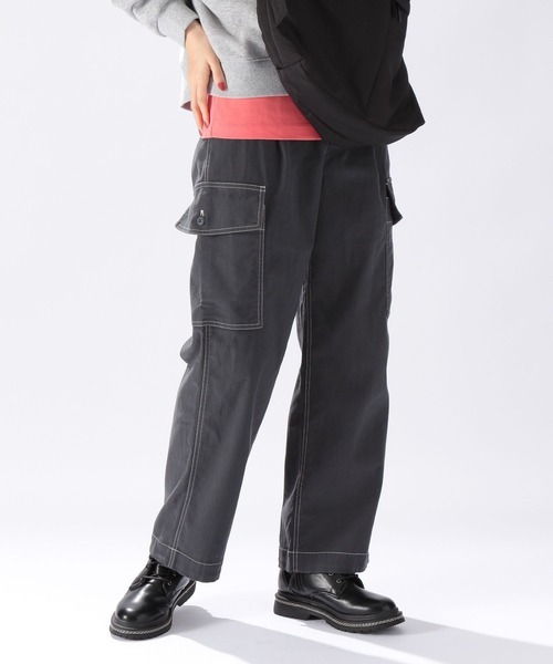 「niko and...」 カーゴパンツ MEDIUM チャコール レディース拍卖