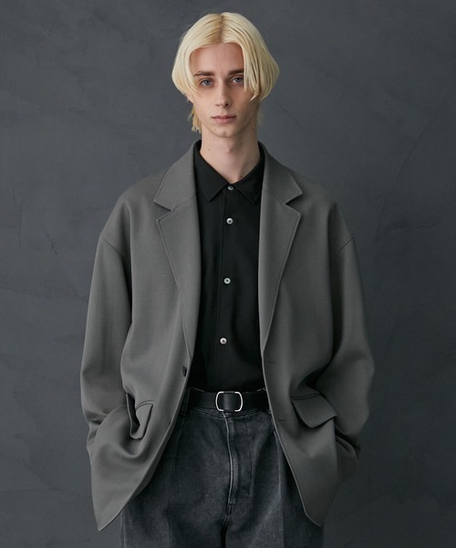 「PUBLIC TOKYO」 テーラードジャケット 3 ダークグレー メンズ拍卖