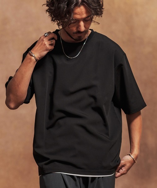 「Jih Nunc」 半袖Tシャツ S ブラック メンズ拍卖