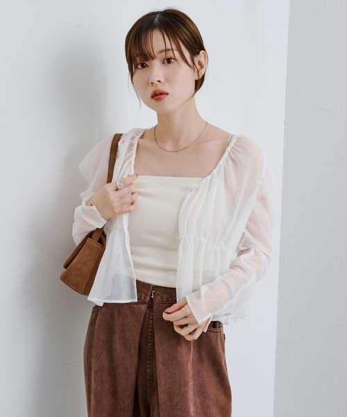 「Kastane」 長袖ブラウス SMALL オフホワイト レディース拍卖