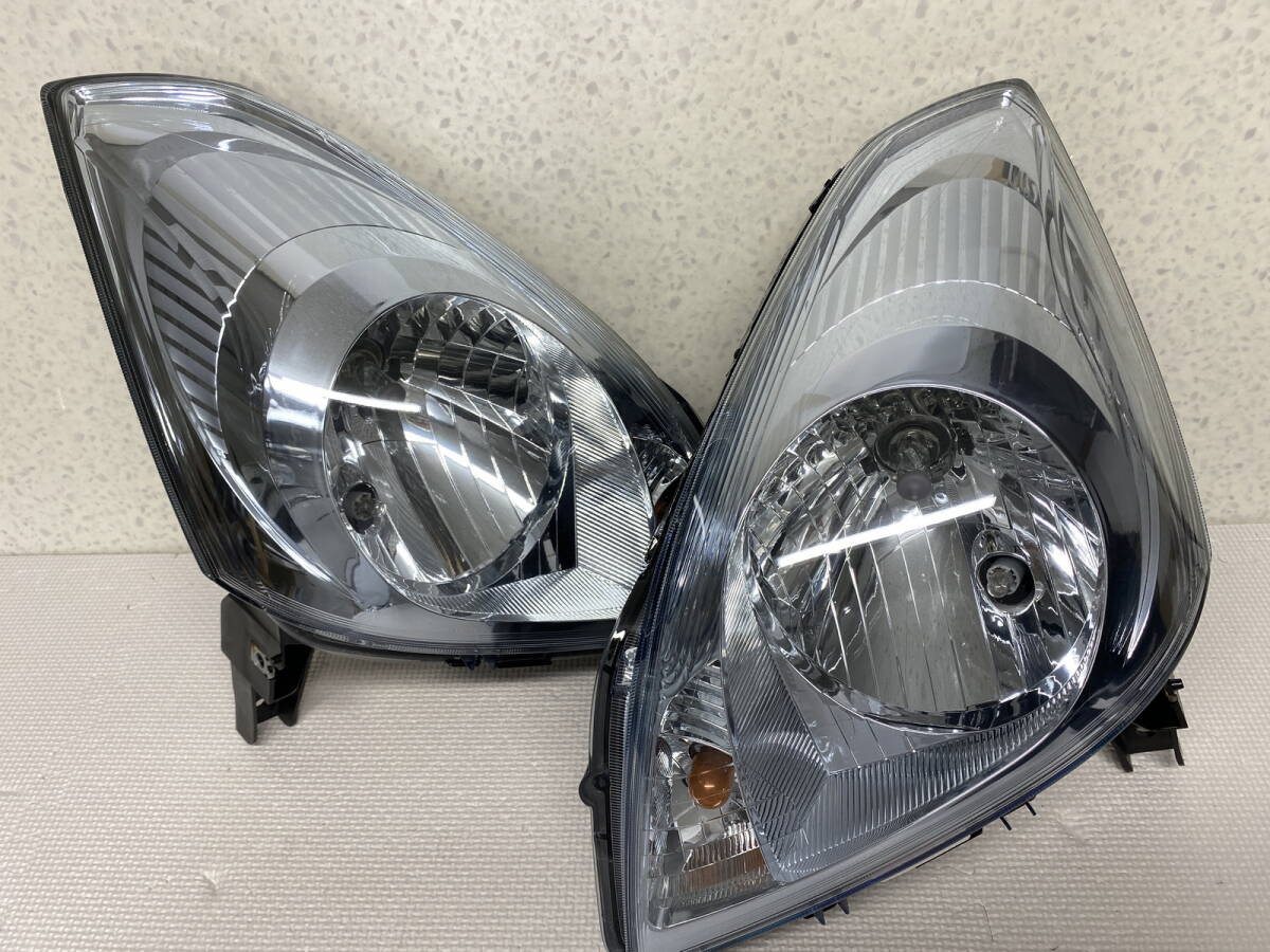 2559 * スモーキーカラーリング * ステラ RN1 ヘッドライト 左右 左 右 1829 ハロゲン ユニット レベ付拍卖