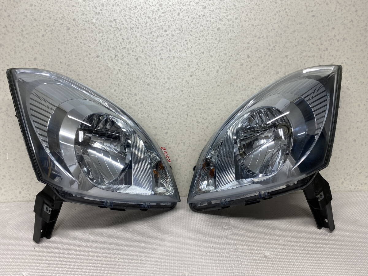 2557 * スモーキーカラーリング * ステラ RN1 ヘッドライト 左右 左 右 1794 ハロゲン ユニット レベ付拍卖
