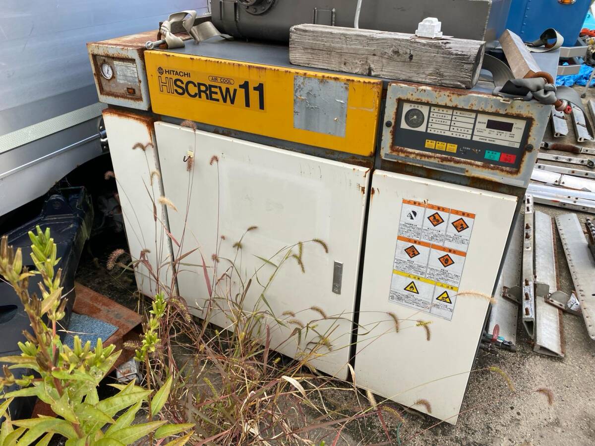 スクリューコンプレッサー 日立 HISCREW 11 * OSP-11E6AR 拍卖