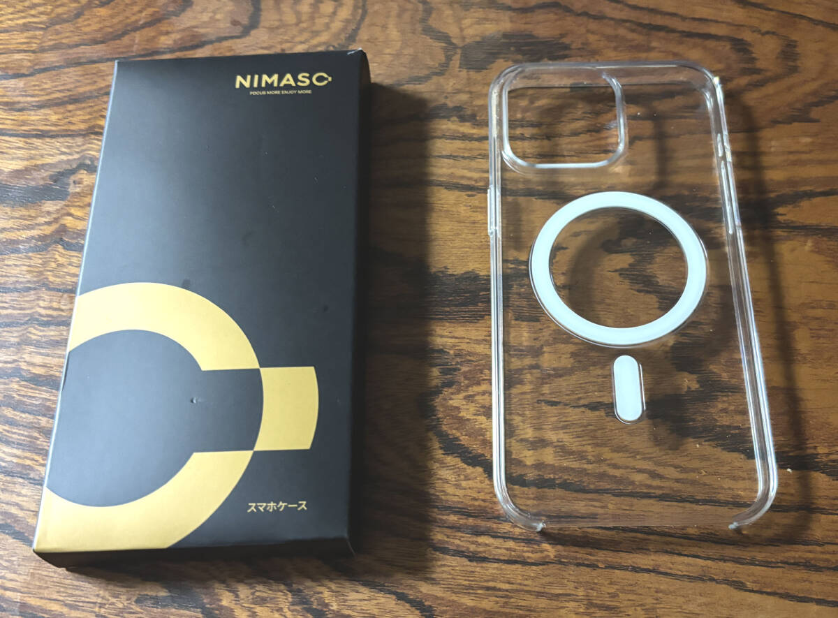 NIMASO ニマソ iPhone 15 Pro/15 Pro Max用 クリアケース MagSafe対応 未使用拍卖