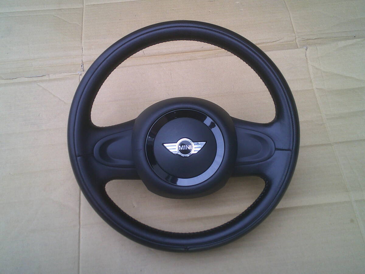 ★ SU16 ミニ R56 R55 後期 レザー ステアリング ハンドル 2752964 ★ BMWミニ MINI ZF16 SV16 ZG16 クーパー クラブマン拍卖