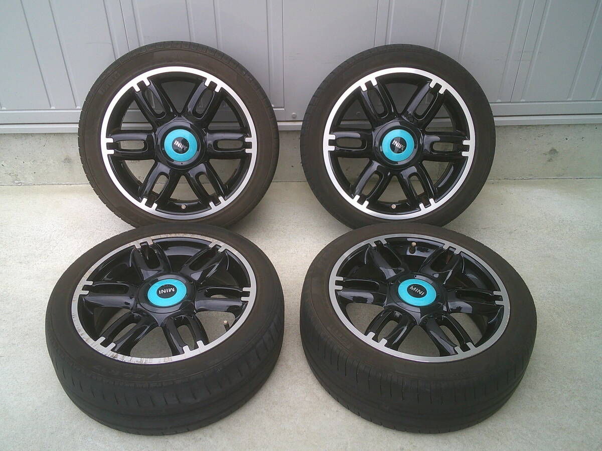 ★ BMWミニ MINI 純正 17インチ アルミホイール 4本 7J X 17 +48 PCD100 4穴 215/45R17 ★ R50 R52 R53 R55 R56 R57 クーパー クーパーS拍卖