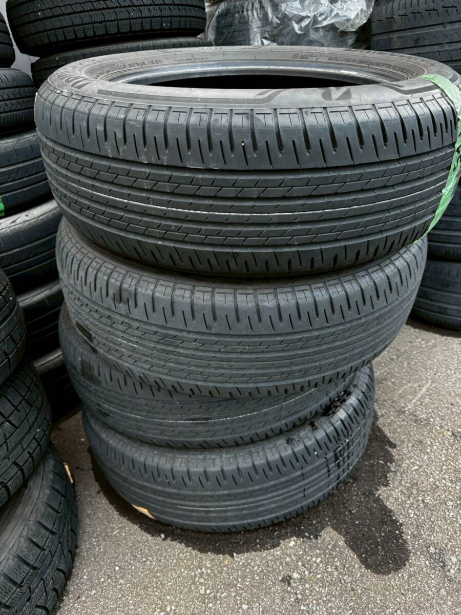 Y1379 225/60R18 100V ブリヂストン BRIDGESTONE 2015年 PCD100 5H 6J +43 4本セット 拍卖