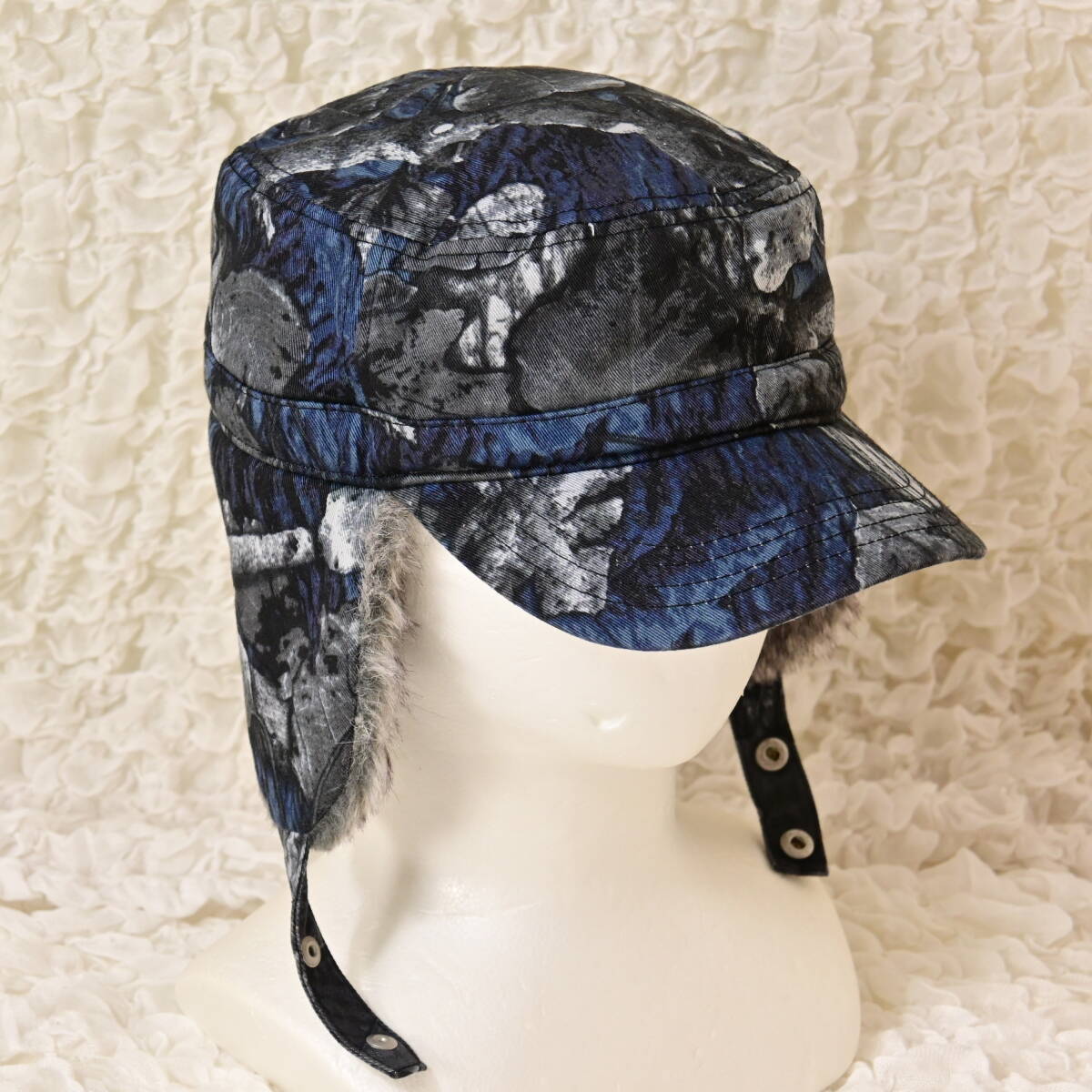 Size L ニューエラ 防寒 中綿 耳当て付 トラッパーキャップ ワークキャップ拍卖