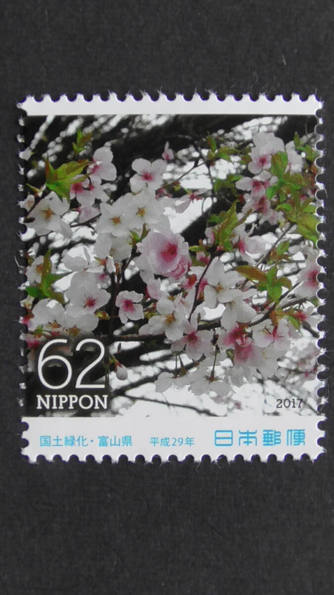 記念切手 国土緑化 2017年『コシノフユザクラ・富山県』 62円拍卖