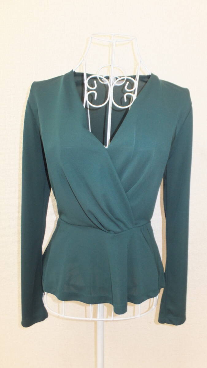 ★H&M★エイチアンドエムレディーストップスサイズ XS Ladies tops size XS USED IN JAPAN 緑 GREEN拍卖