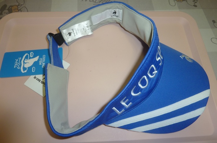 ★ルコック スポルティフ(Le coq sportif)★サンバイザー(QGBXJC52)★ブルー(BL)★拍卖
