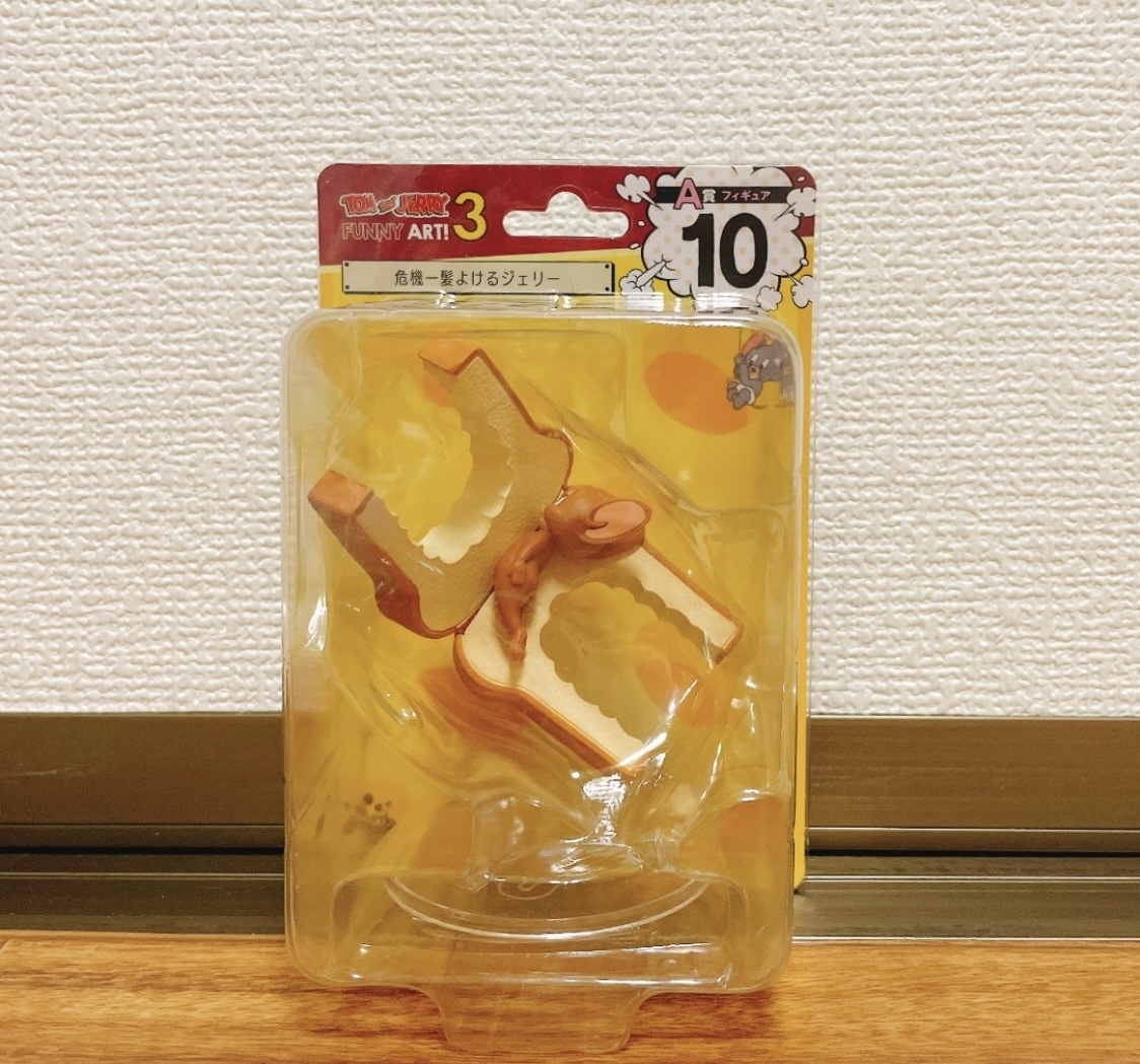 Happyくじ トムとジェリー FUNNY ART!3 A賞 10番 危機一髪よけるジェリー フィギュア 一番くじ ハッピーくじ拍卖