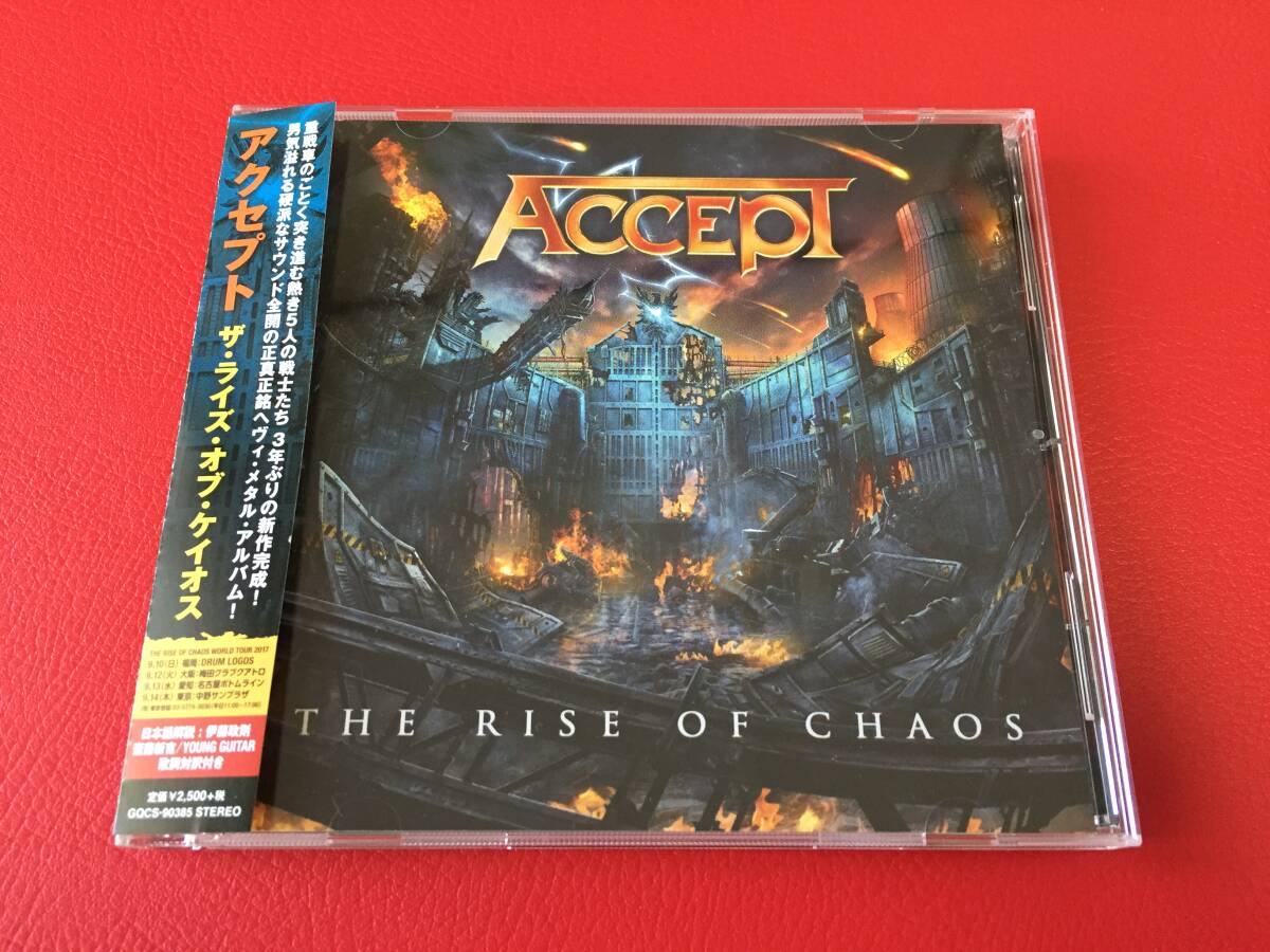 ◆アクセプト/ザ・ライズ・オブ・ケイオス【ジャーマンメタル】帯付CD/GQCS-90385 #F02YY1拍卖