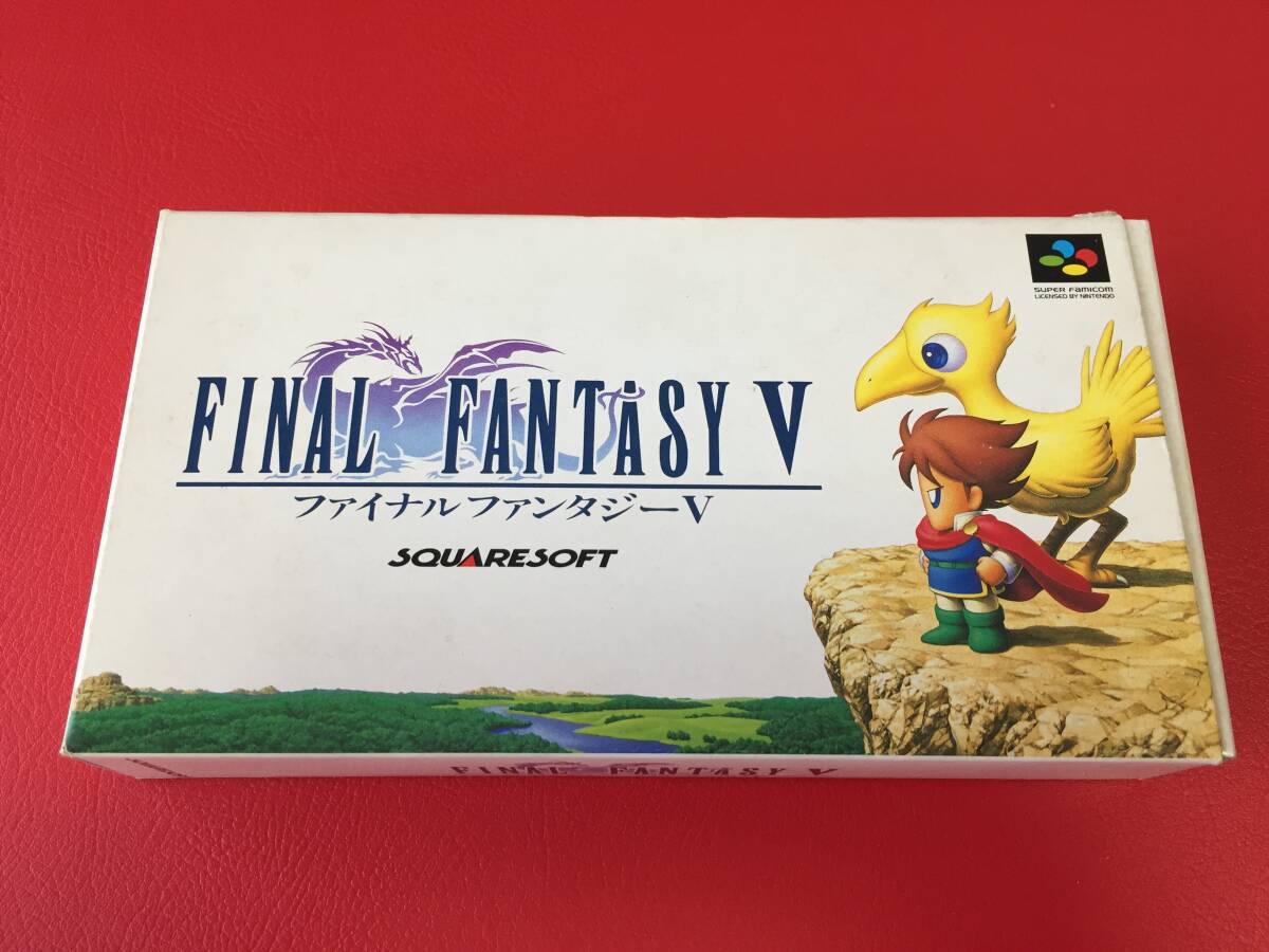 ◆SFC/ファイナルファンタジーⅤ/箱・取説付【初期起動画面 確認済】スーパーファミコンソフト/SHVC-F5 #F03YY1拍卖
