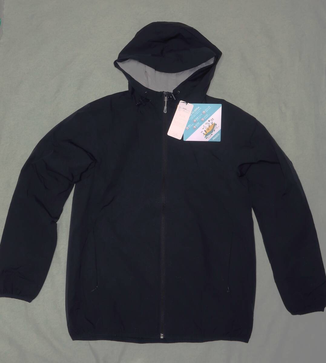 ウインドブレーカー(濃紺)Mサイズ(未使用)(撥水、防風フィルム、ストレッチ、防花粉、UPF31) ※UPF(紫外線を通しにくい)拍卖