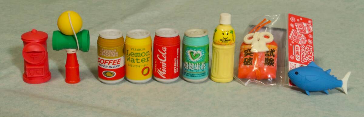 おもしろ消しゴム 9個(未使用)拍卖