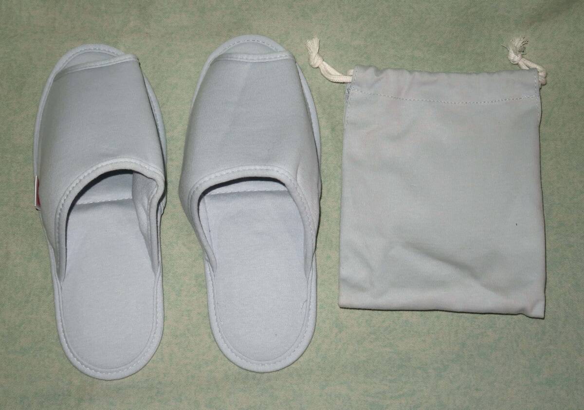 携帯用スリッパ(収納袋付)(未使用)拍卖