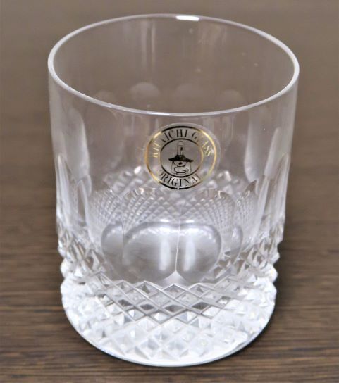 北海道 北一クリスタル館 クリスタルグラス φ5.9x7cm(未使用)拍卖