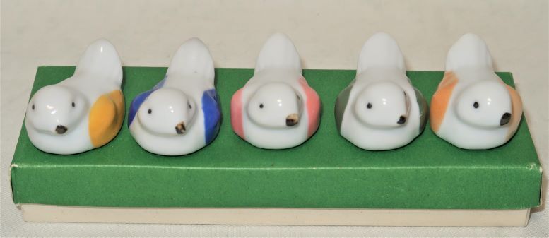 小鳥 箸置き 5個(未使用)拍卖