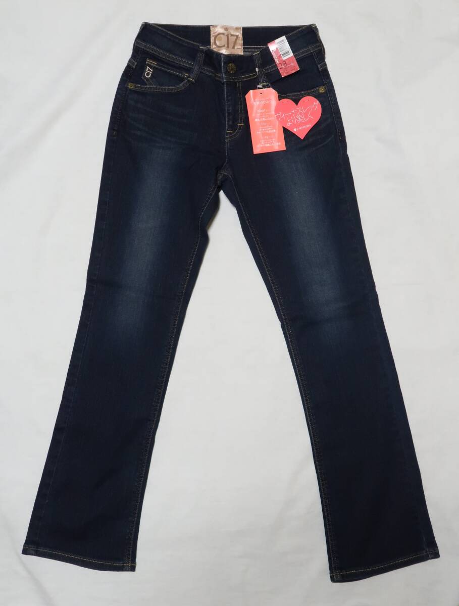 C-SEVENTEEN ヴィーナスレッグ ストレートジーンズ (C313-126) 28インチ(未使用)拍卖
