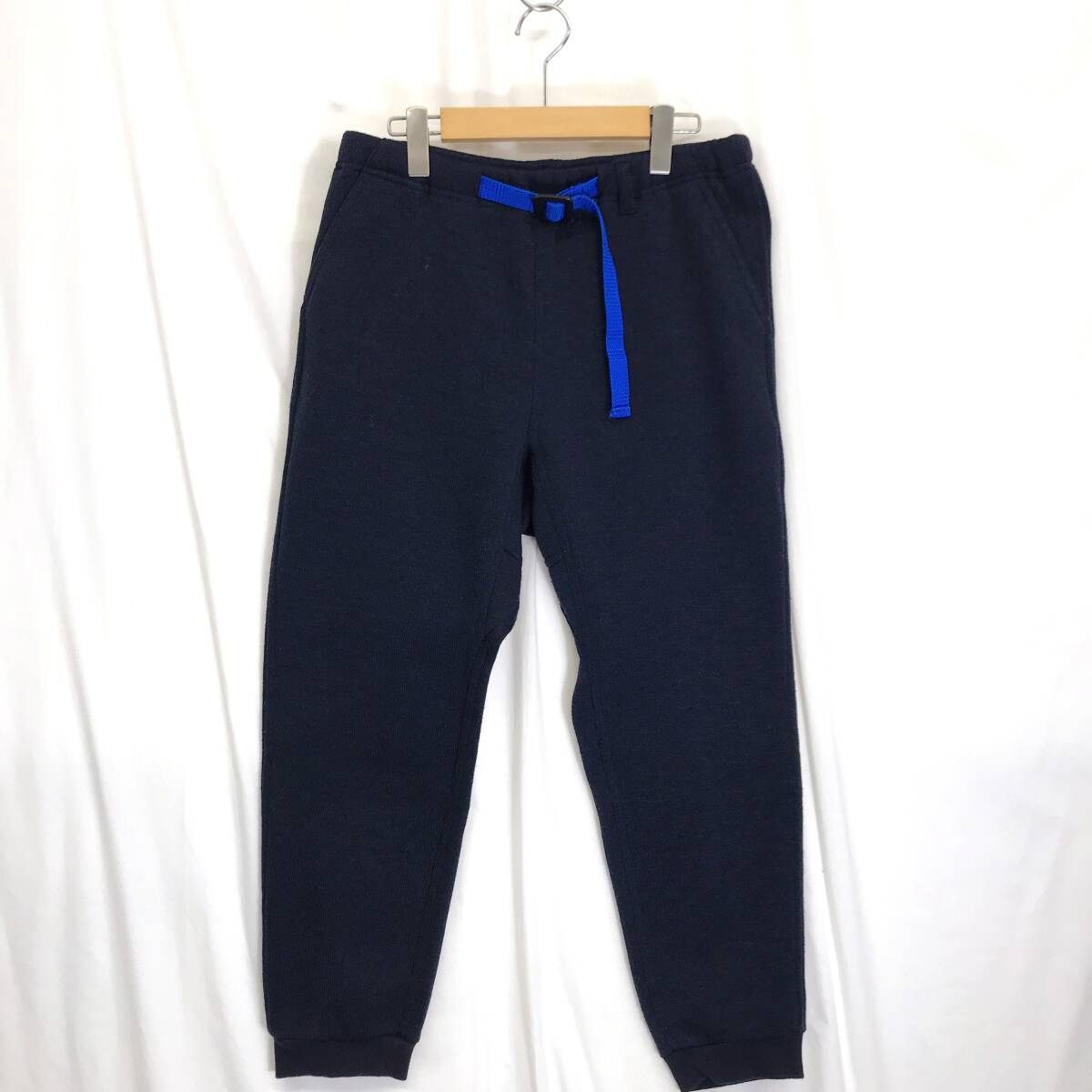 JZ0698★coochucamp Happy Lib Pants★S★ネイビー 定価¥14,800+税 クーチューキャンプ 裏フリース リブパンツ拍卖