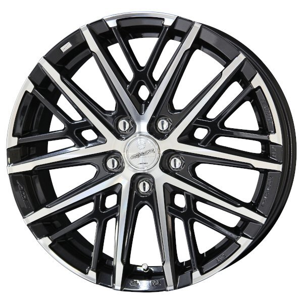 AME スマック グレイブ 16インチ×6.5J +53 5穴 114.3 ホイール Smack GRAIVE サファイアブラックxポリッシュ 16x6.5J拍卖