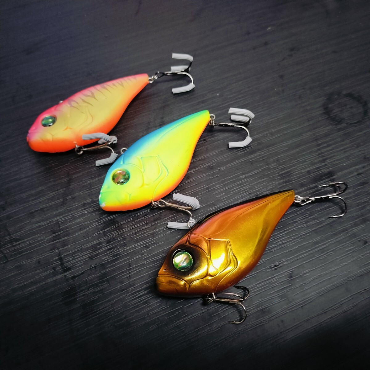 ボルトバイブ80 中古3個セット ダミキ DAMIKI 琵琶湖 バイブレーション VOLTVIB拍卖