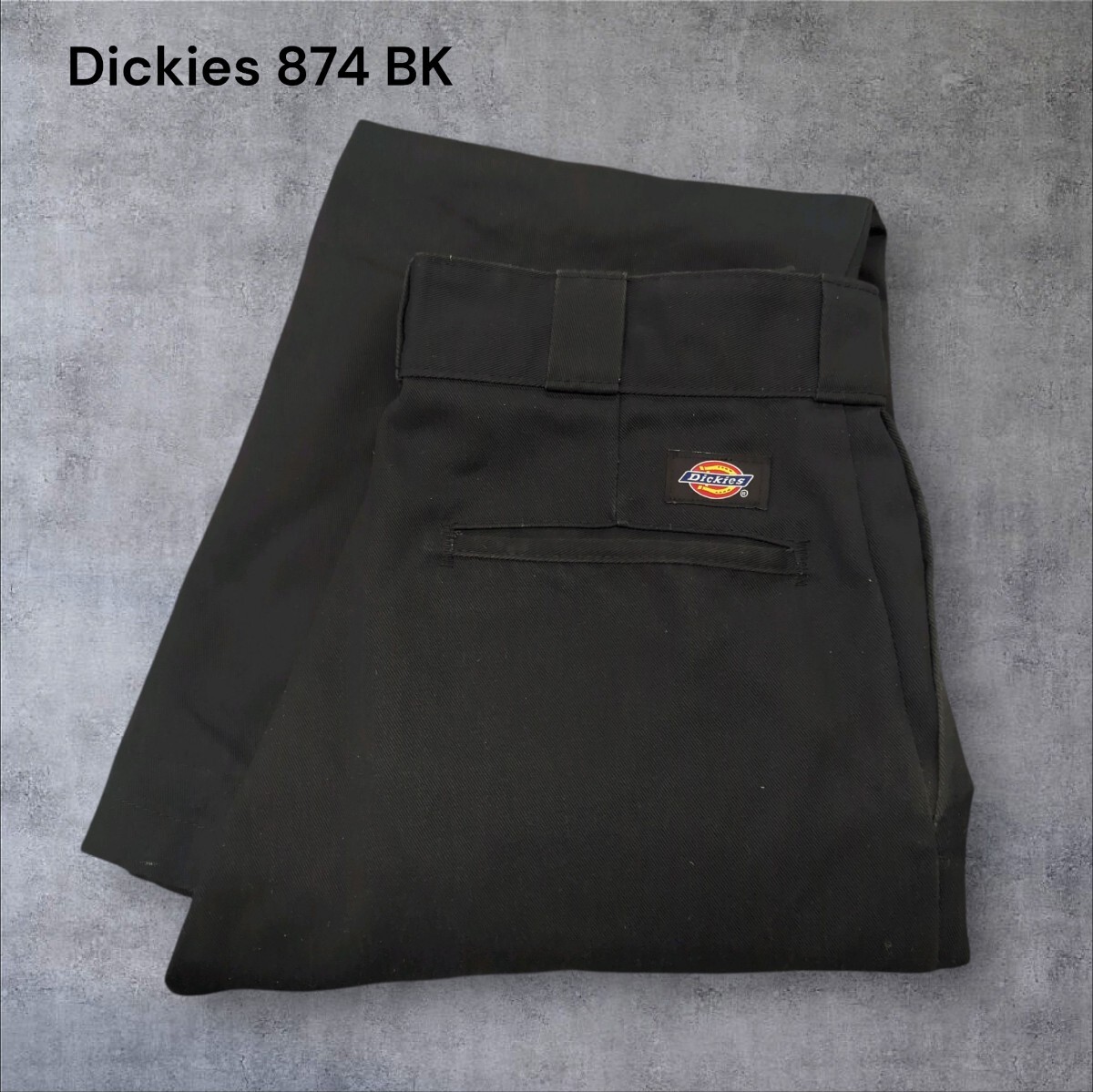 30x30 Dickies 874 BK ワークパンツ ディッキーズ ブラック bm0853拍卖