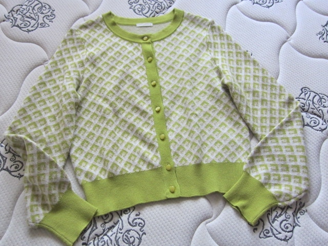 綺麗め GU カーディガン美品 サイズS 黄緑 トップス カーディガン可愛いデザイン 羽織 得特拍卖