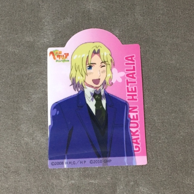 【フランス】 学園ヘタリア portable限定版 店舗特典 クリアしおりマーカー拍卖