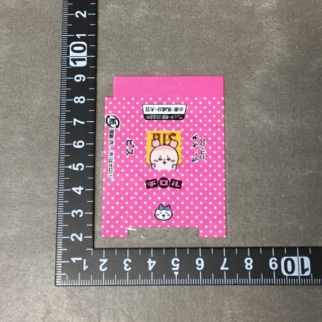 【ビス・カニ(古本屋)】 ちいかわ チロルチョコ 包装紙 包み紙 のみ拍卖
