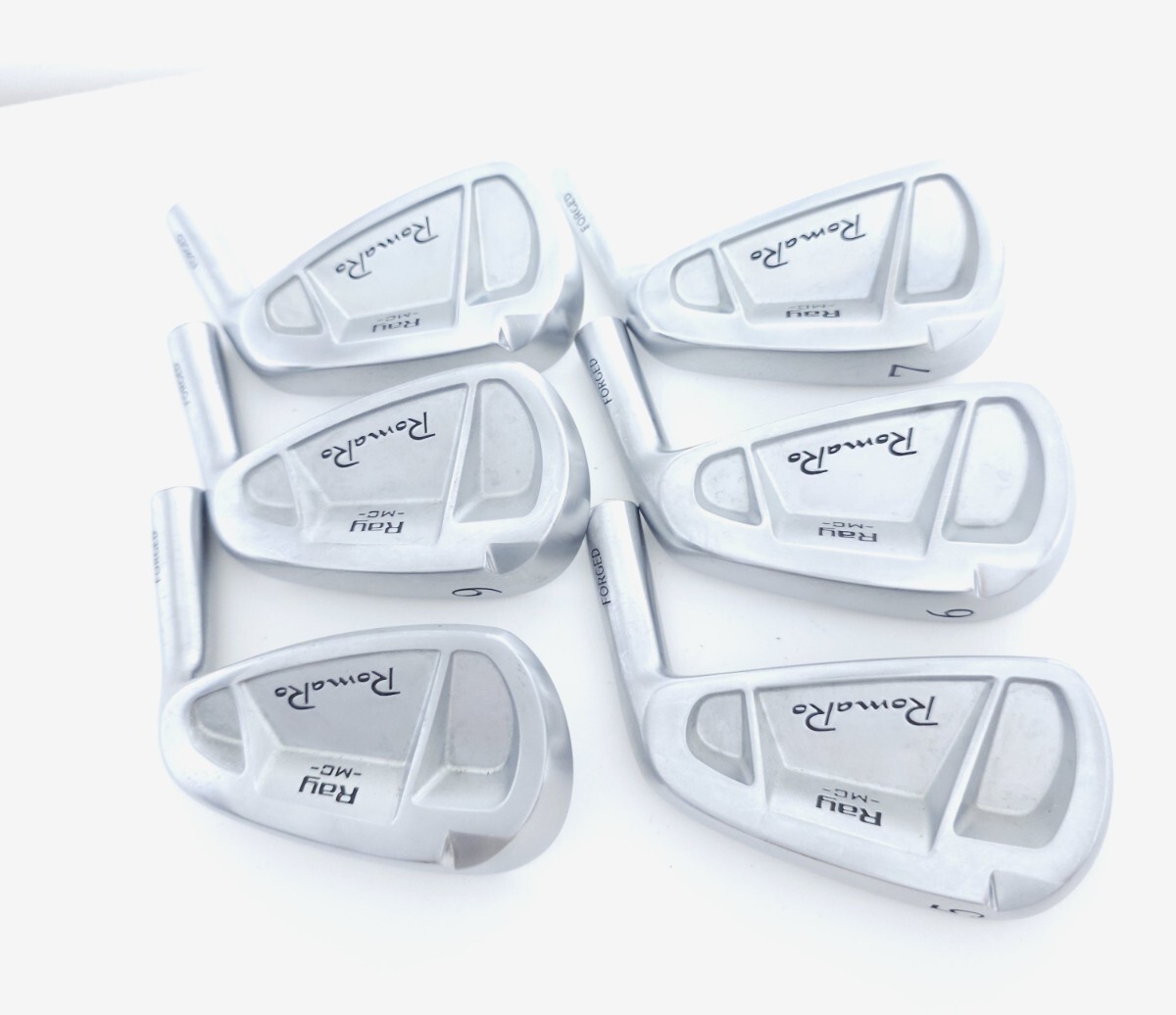 送料無料 ROMARO RAY MC アイアン ヘッドのみ 6個セット 5〜PW ロマロ レア 希少 良品拍卖