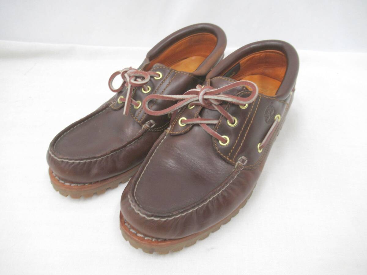 9J138EZ6◇Timberland ティンバーランド A6360 Authentics 3 Eye Classic Lug デッキシューズ 靴 27cm◇中古品拍卖