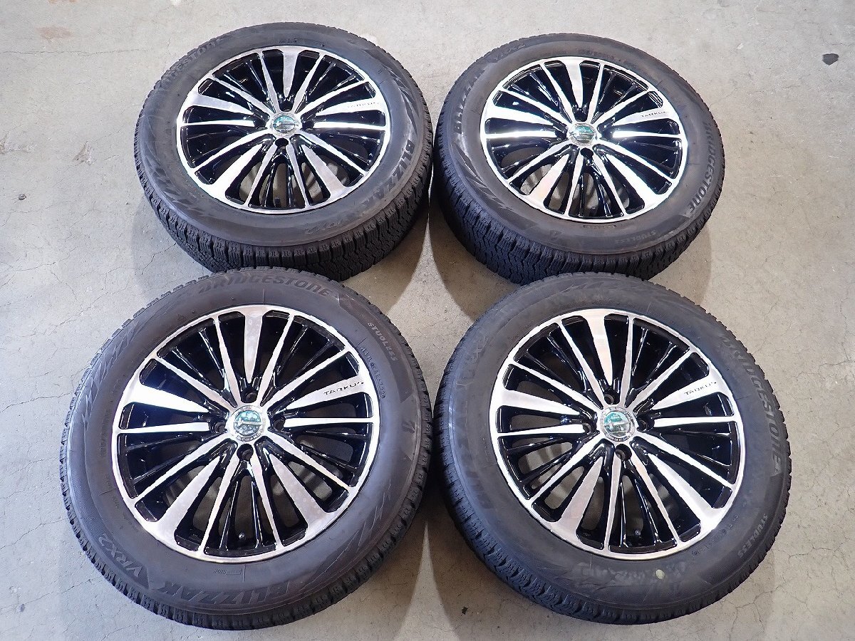 YS21805【送料無料185/60R16】E13 ノート e-POWERなどに BS VRX2 中古スタッドレスセット ★16×6J 100/4H ET52★拍卖