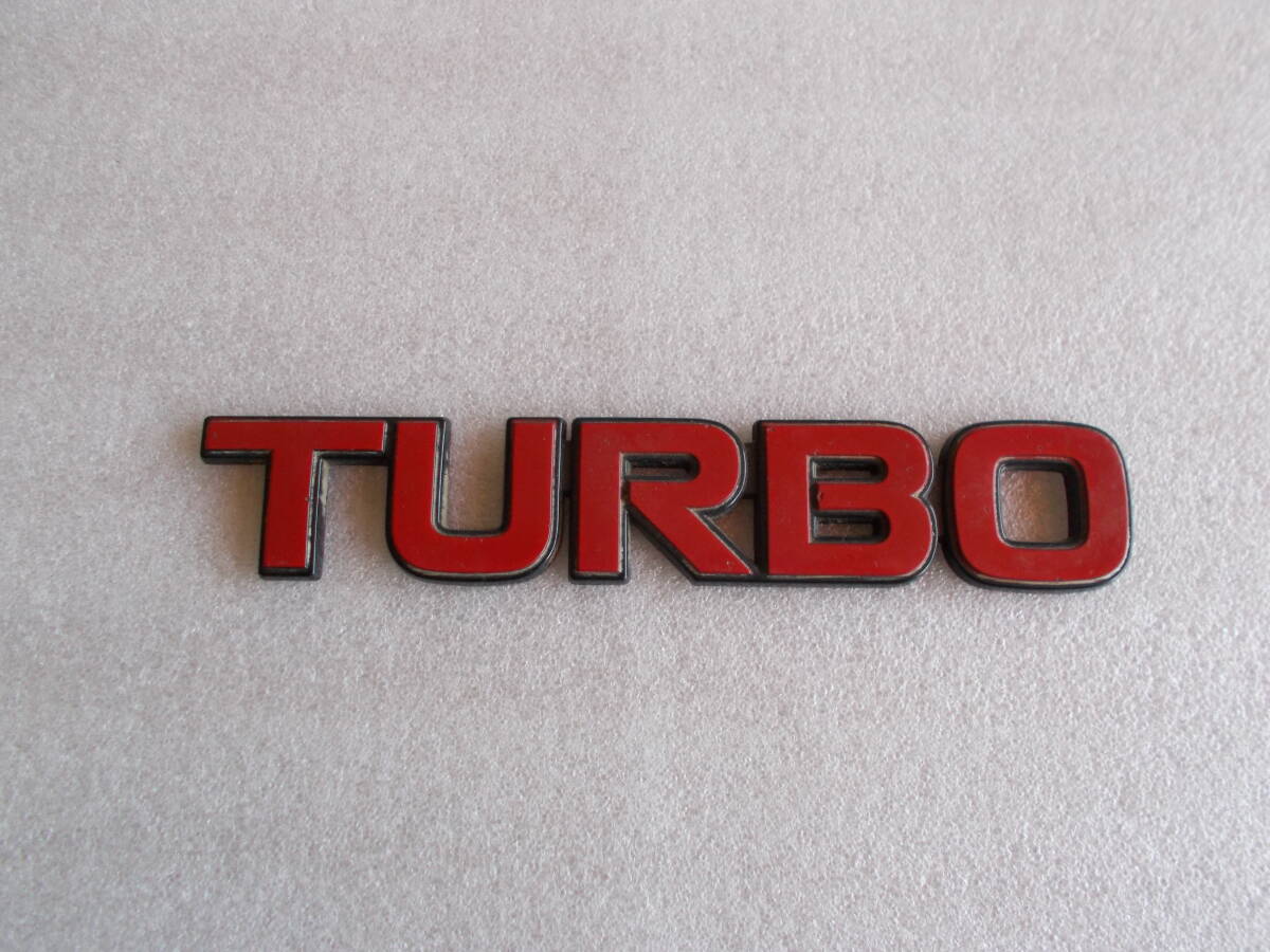 車種不明 ターボ TURBO エンブレム 中古品拍卖
