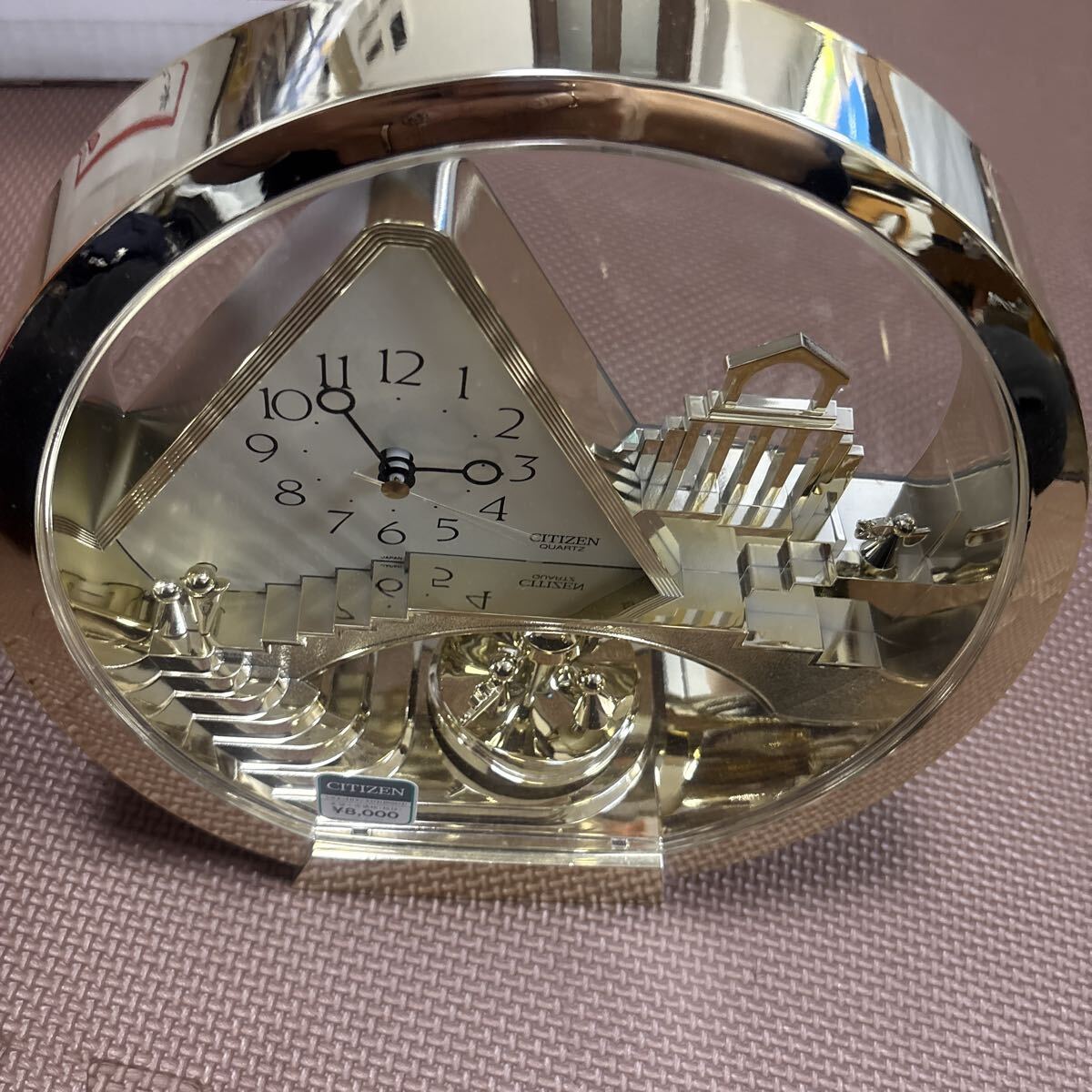 CITIZENシチズン カラクリ 置時計 アナログ拍卖