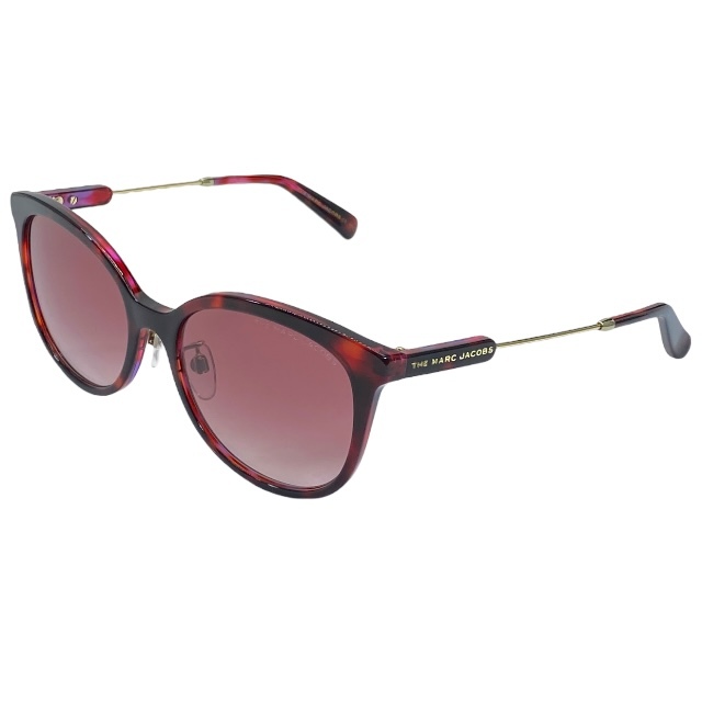 マークジェイコブス MARC 610/G/S HK33X 55□18 140 サングラス アイウェア フルリム プラスチック メタル レッド ゴールド MARC JACOBS拍卖