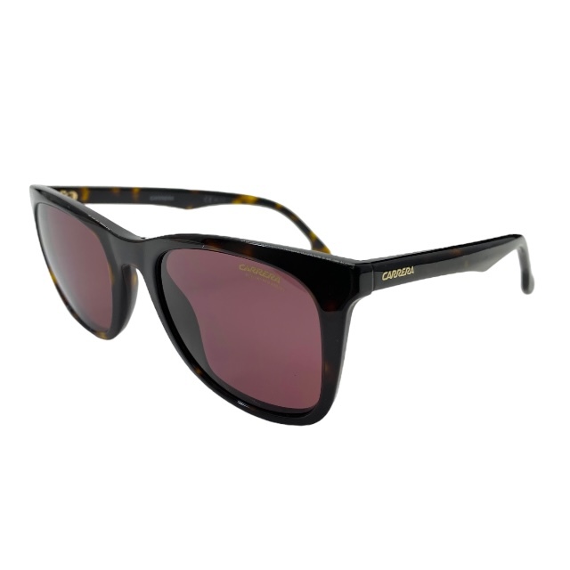 カレラ CARRERA 134/S 086W6 51-22 145 サングラス アイウェア スクエアフレーム ブラウン べっ甲 ハバナ カラーレンズ ロゴ CARRERA拍卖