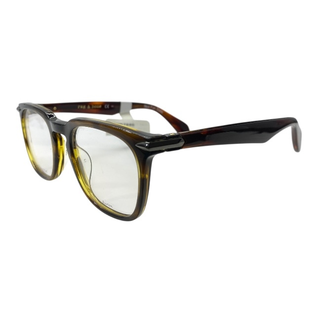 ラグ&ボーン RNB7008 1QA 145 49□21 眼鏡 メガネ アイウェア スクエアフレーム アセテート ブラウン べっ甲 ロゴ Rag & Bone拍卖