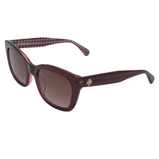 ケイトスペード TAMMY/S C9A3X 53□20 140 サングラス アイウェア スクエアフレーム タミー レッド プラスチック kate spade拍卖