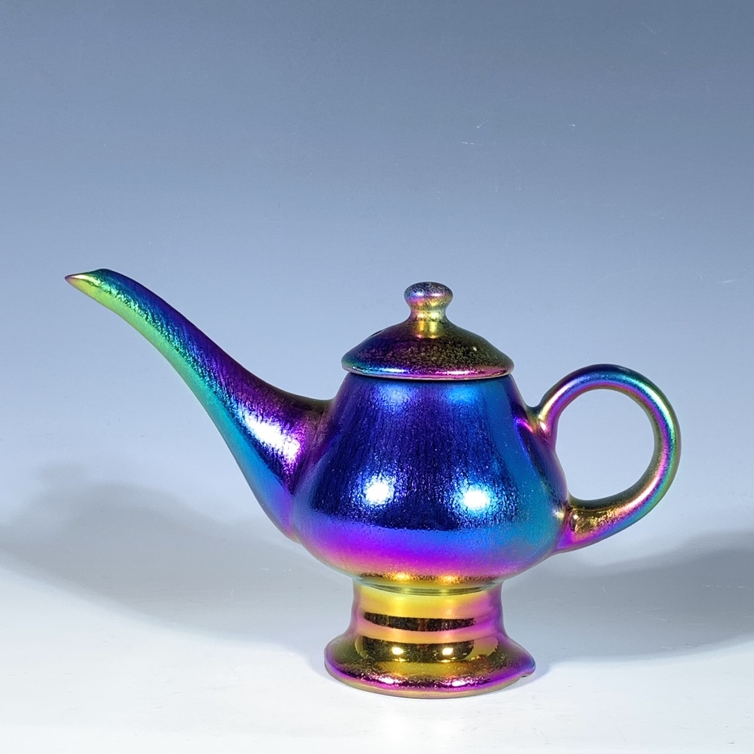 宋代風 古陶磁器 建窯 黒斗 七彩光 油滴盞 油滴壺 一壺四盞 盃 建盞 茶盞 酒碗 陶芸 時代物 東洋彫刻 旧家蔵出し 唐物 中国古玩 古美術品拍卖