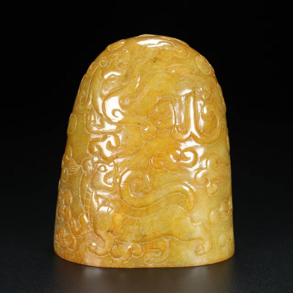 漢時代 古和田玉 高古玉彫 老玉 玉彫 印章 印鑑 文案置物 時代物 古董品 骨董 收集 旧家蔵出 唐物 中国古玩 古美術品拍卖