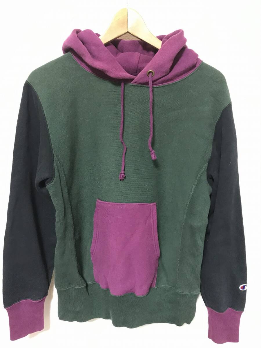 送無♪Champion REVERSE WEAVE チャンピオン♪スウェットパーカー・3色カラー・M拍卖