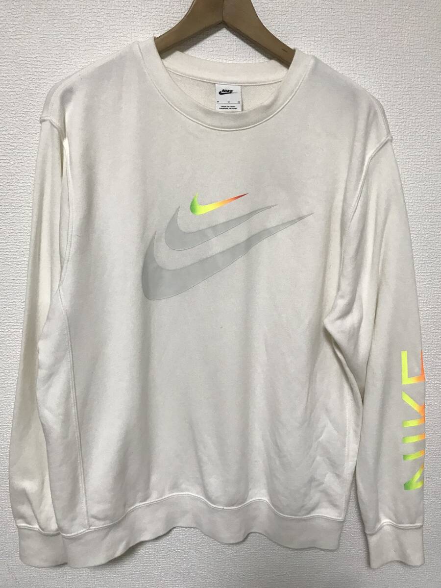 送無♪NIKE ナイキ♪スウェット・アイボリー系・大きめM拍卖
