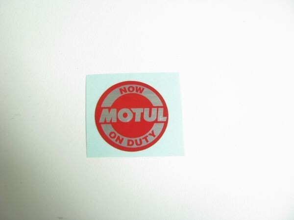 MOTUL 正規品 ステッカー 丸型 NOW ON DUTY φ25mm モチュール 新品 送料¥110- (300V)拍卖