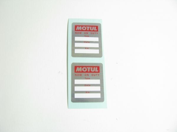 MOTUL 正規品 ステッカー NOW ON DUTYⅡ 35×28mm 2枚 モチュール 新品 送料¥110-(300V)拍卖