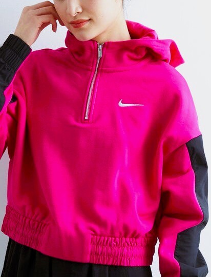 新品・XL★ナイキ/NIKE★保温性・高品質・アイコン クラッシュ/スウェットパーカー【品番:CZ8165-615】●定価9,390円●ピンク●フーディ●拍卖