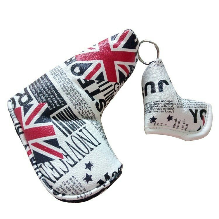 パターカバー カスタム キーリング付き ピンタイプ スコッティーキャメロン オデッセイに適合 磁石タイプ ユニオンフラッグ拍卖