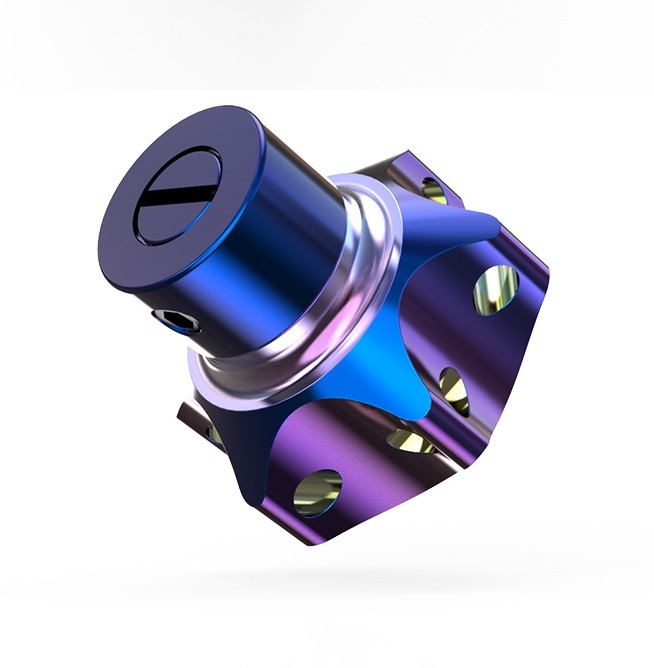 チタン風 グリップ 型 キーホルダー アルマイト 着脱 脱着 ドライバー グリップ拍卖